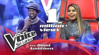 Tharindu Nirmana - Hith Wala Ko Ban Aadare(හිත් වල කෝ බං ආදරේ) |Blind Auditions| The Voice Sri Lanka