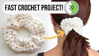 HOW DO YOU CROCHET A SCRUNCHIE? It's really simple!! 