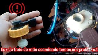 luz do do freio de mão acendendo Fiat uno cuidado pode ser problema??????