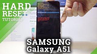 How to Hard Reset SAMSUNG Galaxy A51 - Remove Screen Lock by Recovery Mode