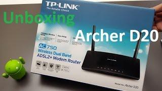 Unboxing TP-LINK Archer D20