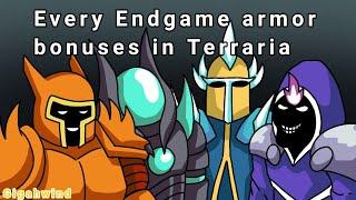 Every endgame armor bonus in terraria animation | shorts mixed