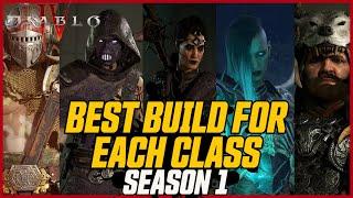 BEST BUILD FOR EACH CLASS! Season 1 Predictions! // Diablo 4 Classes Ranked