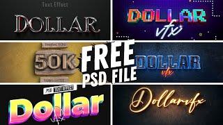 INSANE Text effect Photoshop | Photoshop Easy Tutorial 