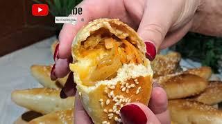 РЕЦЕПТ КАК У БАБУШКИ!! ПИРОЖКИ С КАПУСТОЙ!! ПОЛУЧАЕТСЯ КАК ПУХ ОЧЕНЬ ЛЁГКИЙ РЕЦЕПТ!!