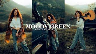 Moody Green Preset | Lightroom Mobile Preset Free DNG | lightroom tutorial | lightroom presets