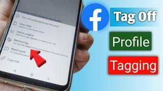 How to stop someone from Tagging for you on Facebook | Facebook Tag Off Settings