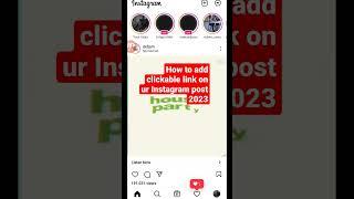 how to add clickable link on ur Instagram post 2023