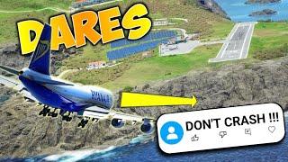 CRAZY DARES in Flight Simulators [25k special]