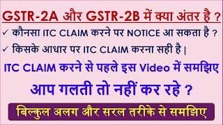 GSTR 2A and GSTR 2B Difference | What is GSTR 2A | What is GSTR 2B | GSTR 2A v/s GSTR 2B | GST ITC |