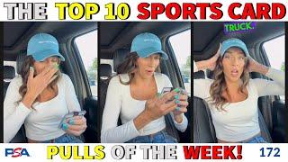 SHE PULLED THIS IN HER TRUCK!?  | TOP 10 SPORTS CARD PULLS OF THE WEEK | EP 172