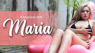 Photoshoot with MARIA | model aduhai selalu bikin ngecess