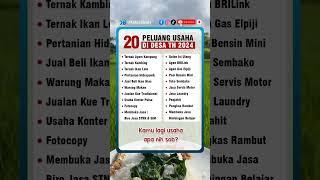 20 peluang usaha di desa th 2024  #peluangusaha #ytshort