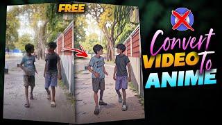 HOW TO CONVERT NORMAL VIDEO TO ANIME AI - FREE || INSTAGRAM TRENDING ANIME REELS VIDEO TUTORIAL