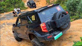 GWM Tank 400 Hi4-T 2.0l turbo vs Toyota 4Runner 4.0L V6 and Jeep Wrangler Sahara Off-road Driving