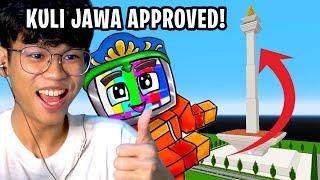 Youtuber Ini Buat Monas Di Minecraft!! React Videonya Dan Build Ulang Monasnya Dia!!