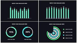 Infographic Graph Pack MOGRT Motion Graphics Templates