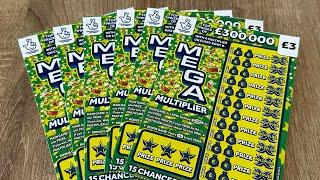  NEW MEGA MULTIPLIER SCRATCH CARDS  #newscratchcards #nationallottery #supersmiley