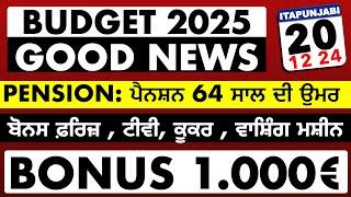 Budget Italy 2025 - Bonus 1.000€ - Bonus Sport  - Cuneo Fisclae - Italian News in Punjabi by Kulvir