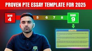 (Latest) PTE Writing Essay Template for Band 9 | Tested & Proven for 2025!