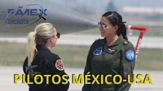 Pilotos de México y Estados Unidos se reunieron en FAMEX 2023