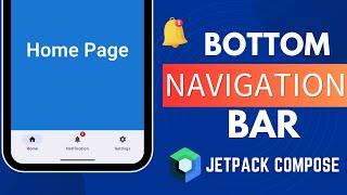 BottomNavigation Jetpack Compose  | Android Studio | 2024