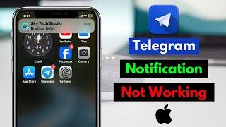 How To Fix Telegram Notification not Working/Showing on iPhone | Telegram notification Problem iOS