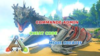 COMMANDE ADMIN - CHEAT CODE - MODE CREATIF - ARK PS4