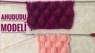 AHUDUDU Örgü Modeli Kolay ve Ayrıntılı Anlatım - Raspberry Knitting Pattern