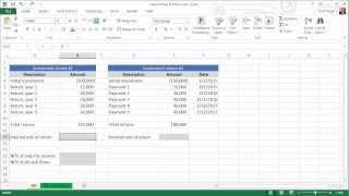 Spreadsheets for Finance: Calculating Internal Rate of Return