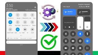 HyperOS control center para Redmi 13C Habilitar agora | alterar o novo centro de controle Redmi 13C