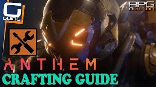 ANTHEM - Crafting Guide (Blueprints, Materials, Rarity...)