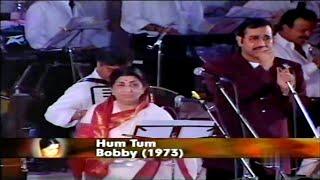 Hum Tum Ek Kamre Mein-Lata Mangeshkar,Sudesh Bhosle [Shradhanjali Concert]