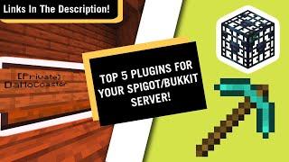 Top 5 Minecraft Plugins In 2024 | Survival Multiplayer Servers in 1.20 (Aternos & Minehut)