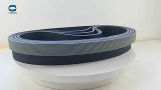 Yonghangbelt flat rubber belt with costom PJ/PK/PL/PM groove surface