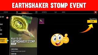 HOW TO GET PAN EARTHSHAKER STOMP IN FREE FIRE NEW EVENT FREE FIRE TODAY EVENT FREEFIRE 26 JUNE EVENT