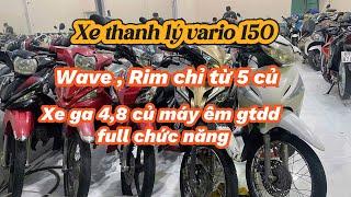 Thanh lý xe tay ga 4,8 củ Wave Rim chỉ từ 5 củ gtdd máy em  Mua xe tại cưa hàng Xe Máy Minh Đạt Phát