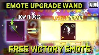 Free A2 Victory Emote Upgrade, Emote Upgrade Wand Use, Normal emote vs Upgraded Victory emote