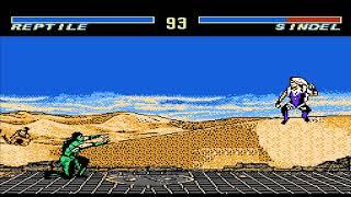 Ultimate Mortal Kombat 3 nes hack Reptile gameplay