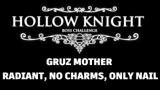 Hollow Knight Boss Challenge | Gruz Mother - Radiant, No Charms, Only Nail