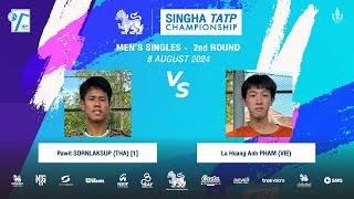 PAWIT[1] Vs L.PHAM | SINGHA TATP CHAMPIONSHIP 2024 (Men's Singles - 2nd Round)