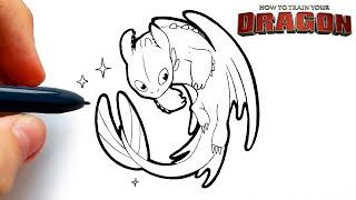 Comment dessiner Krokmou ! - Dragon