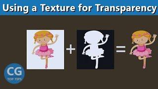 Blender 2.9 Alpha Clip - Using a Texture for Transparency