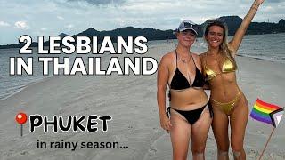 Thailand in RAINY SEASON! Millie Mclay & Bluenbroke | Lesbian Couple