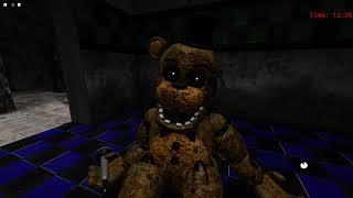 Playing a round of FNAF coop then having fun in FNAF Doom with my friend