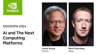 AI and The Next Computing Platforms With Jensen Huang and Mark Zuckerberg