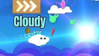 "Cloudy" by DHaner (1 Coin) | Geometry Dash 2.11