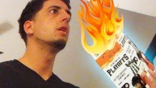 BURNING PLAYOFF TICKETS PRANK  PrankvsPrank