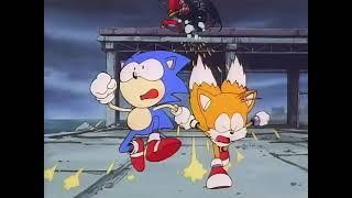 Sonic OVA 1996 Metal Robotnik Full Fight.