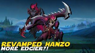 REVAMPED HANZO IS FINALLY HERE! NEW DESIGN FOR HUMAN AND GHIOST FORN | MLBB UPDATE 2024